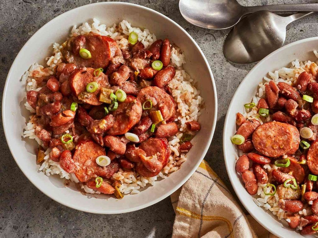 Cajun Rice and Beans with Chorizo