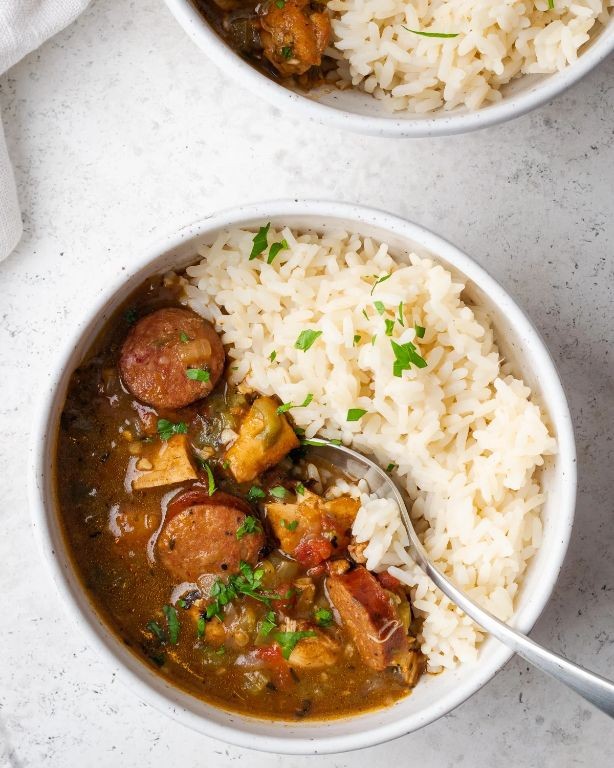 Cajun Rice and Sausage Gumbo