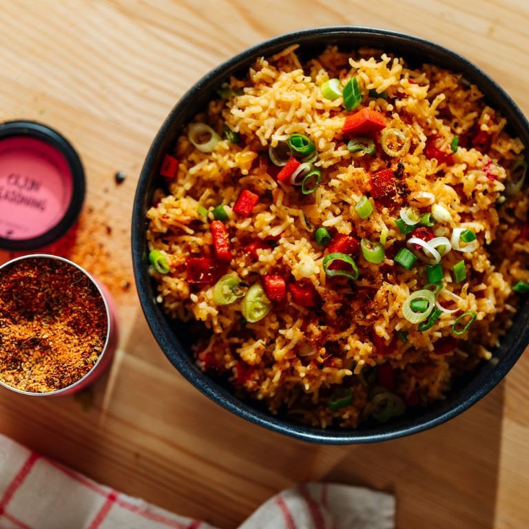 Cajun Rice with Spicy Cajun Seasoning Blend