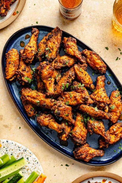Cajun Spiced Baked Chicken Wings
