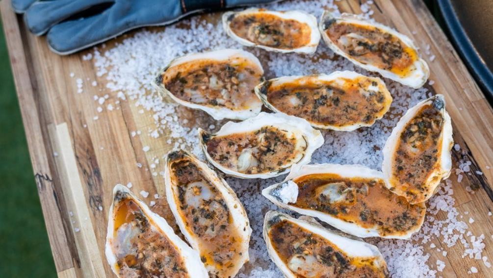 Cajun-Spiced Grilled Oysters