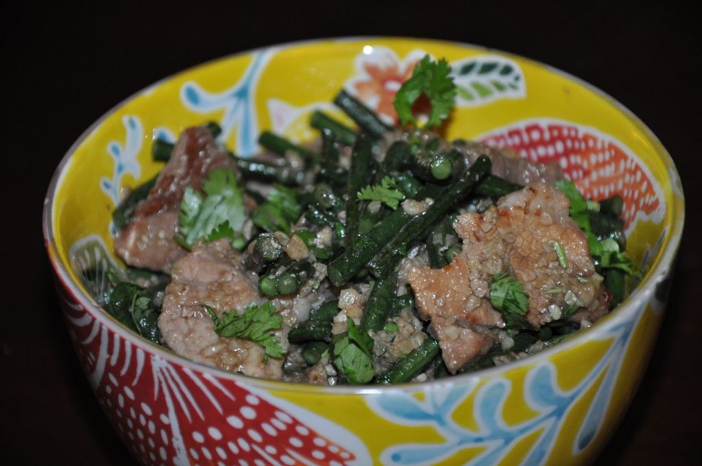 Cambodian Pork and Green Bean Stir-Fry