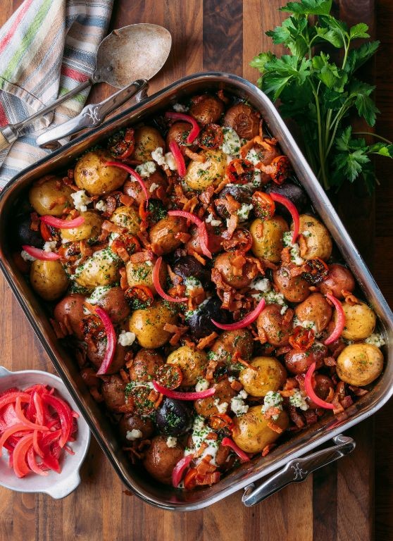 Campfire Potatoes with Bacon