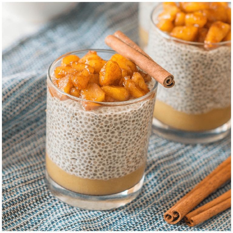 Canned Apple Chia Pudding