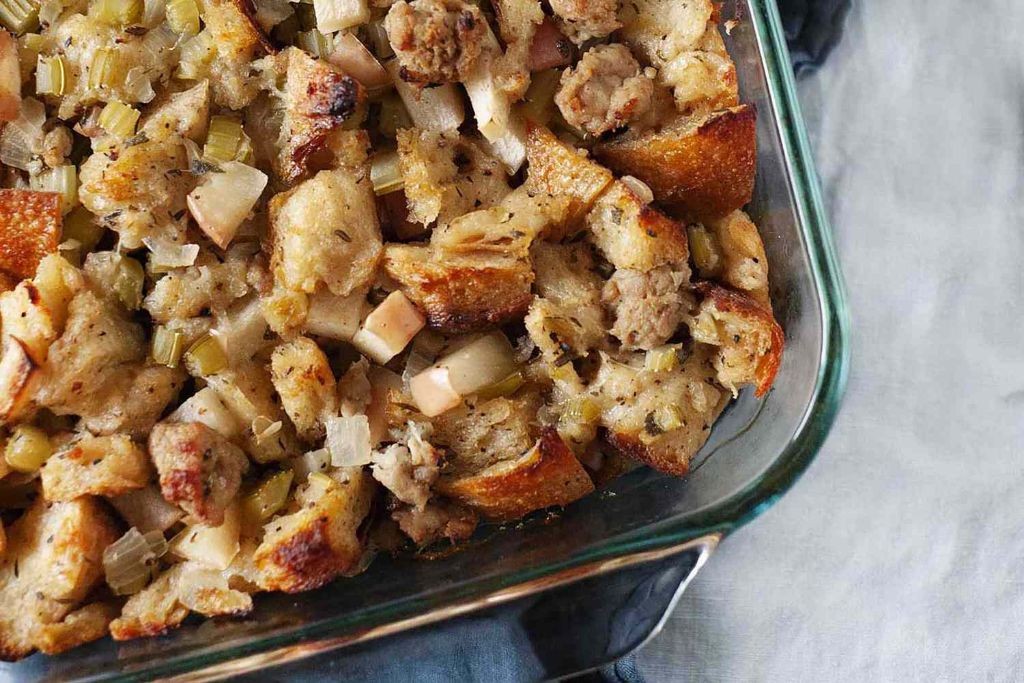 Canned Apple Sausage Stuffing