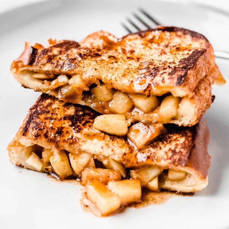 Canned Apple Stuffed French Toast