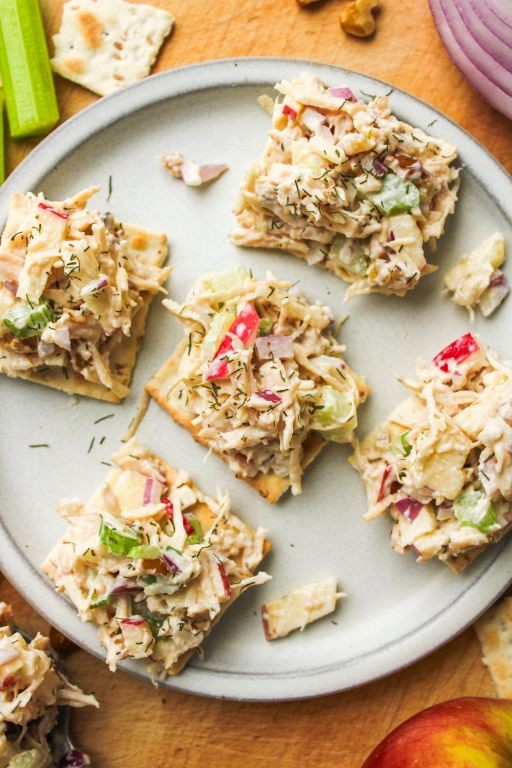 Canned Apple Walnut Salad