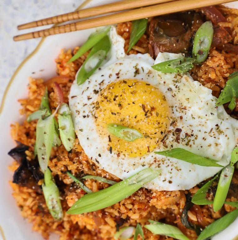 Canned Oyster and Kimchi Fried Rice