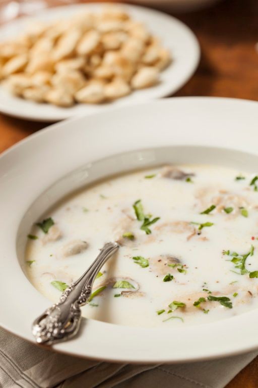 Canned Oyster and Mushroom Soup