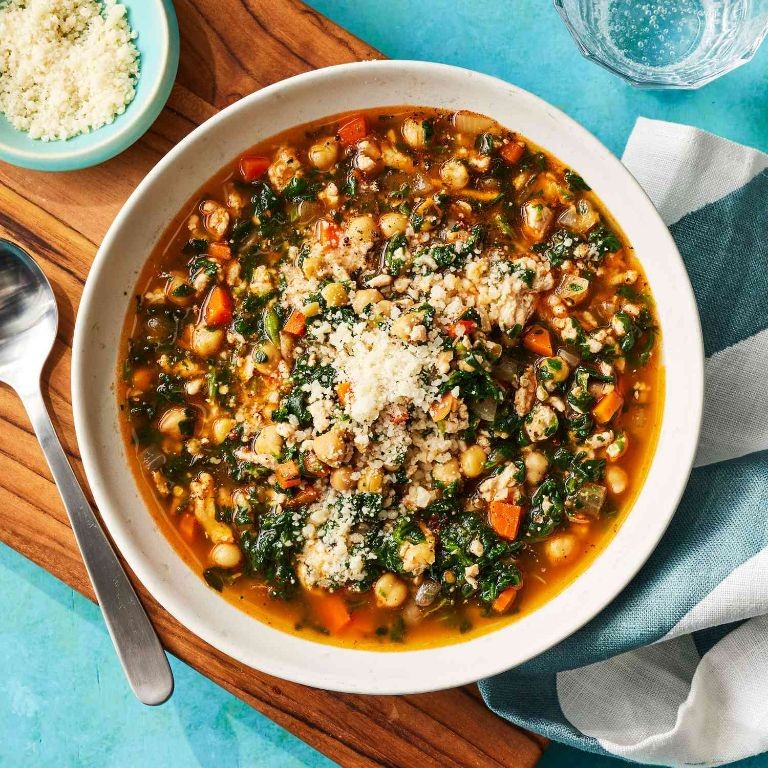 Canned Spinach and Chickpea Stew