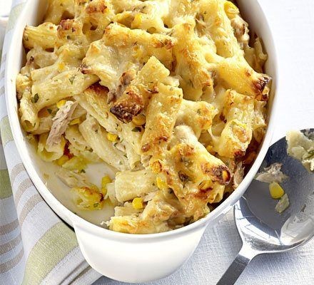 Canned Tuna Pasta Bake