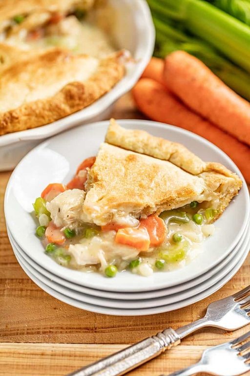 Canned vegetable pot pie