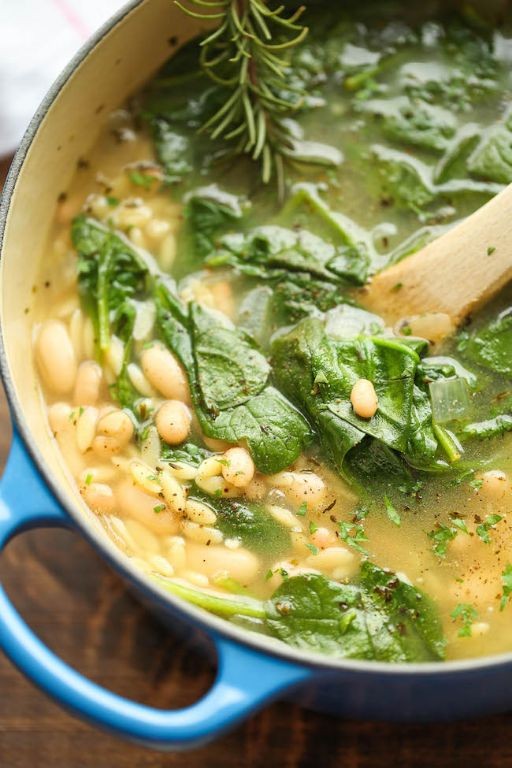 Cannellini Bean and Spinach Soup