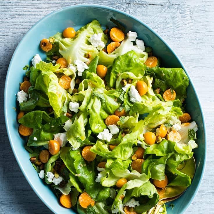 Cape Gooseberry Salad with Feta and Arugula