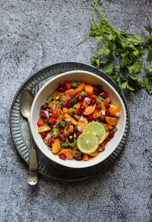 Cape Gooseberry and Pomegranate Salsa