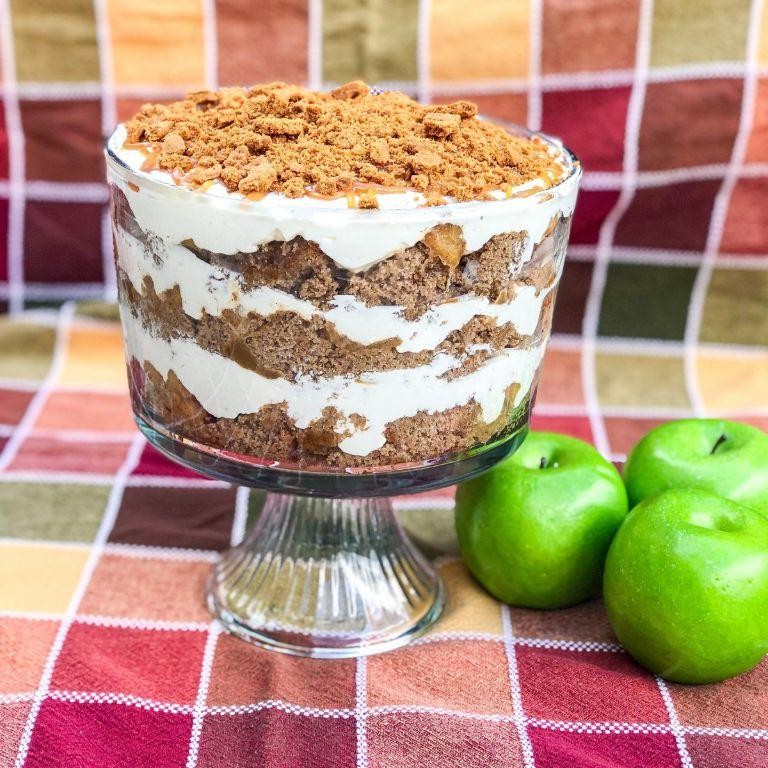 Caramel Apple Cheesecake Trifle
