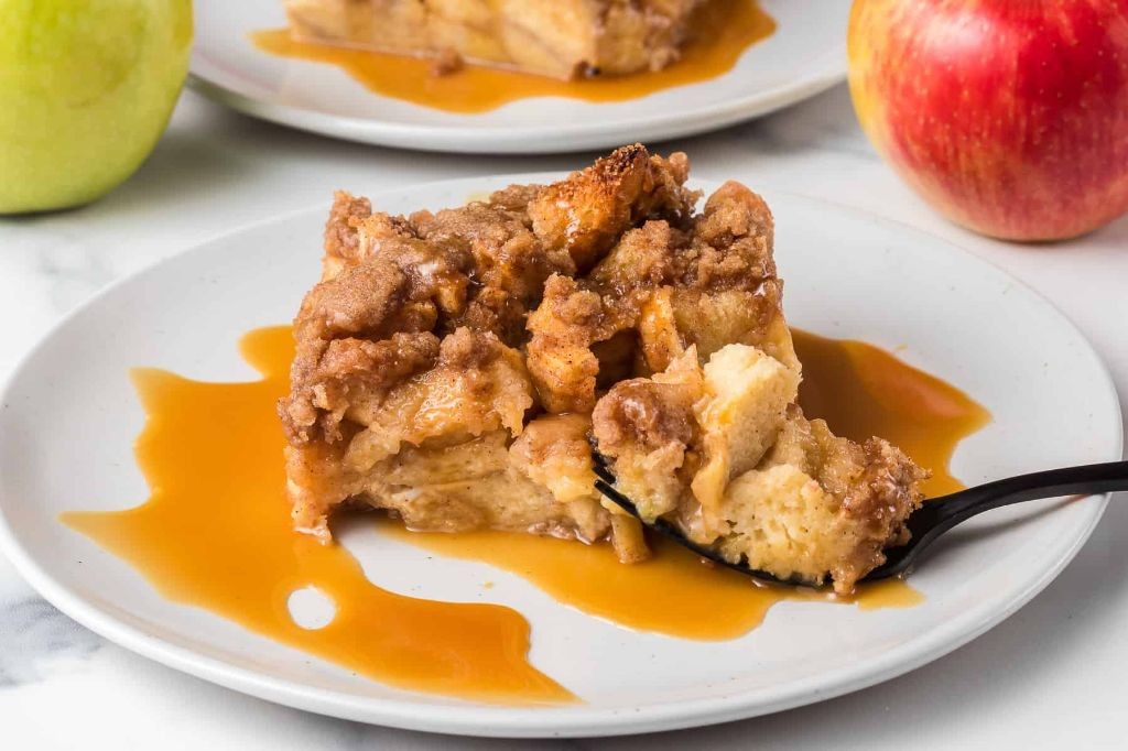 Caramel Apple French Toast Bake