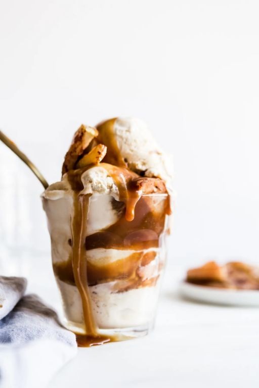Caramel Apple Ice Cream Sundae