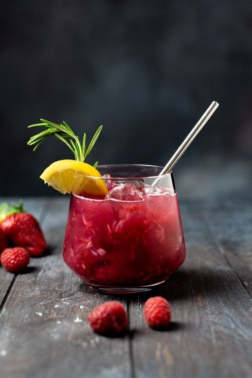 Caramel Vodka Berry Smash