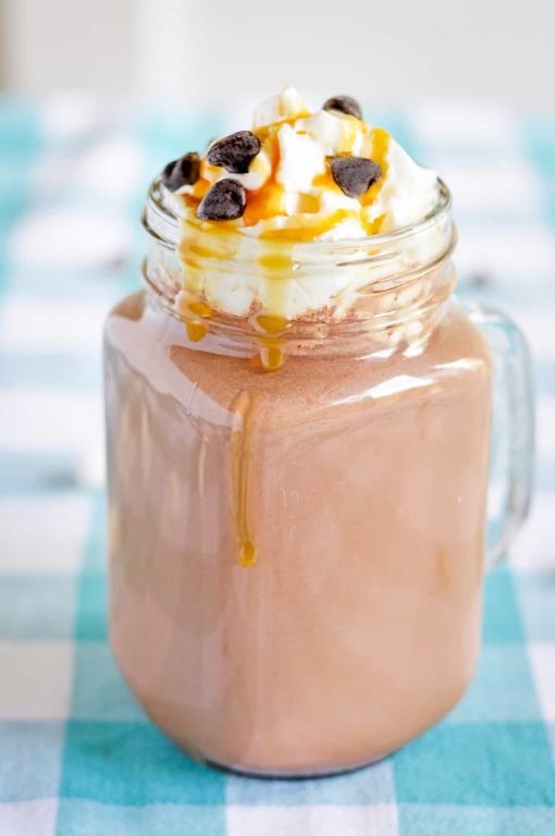 Caramel Vodka Hot Chocolate