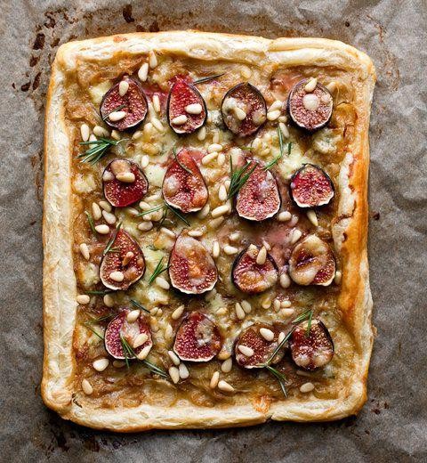 Caramelized Green Fig Tart