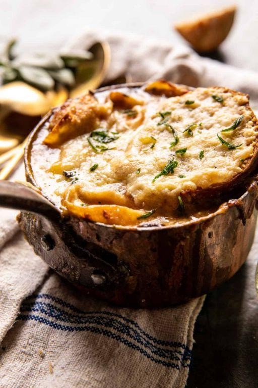 Caramelized Onion Tortellini Soup