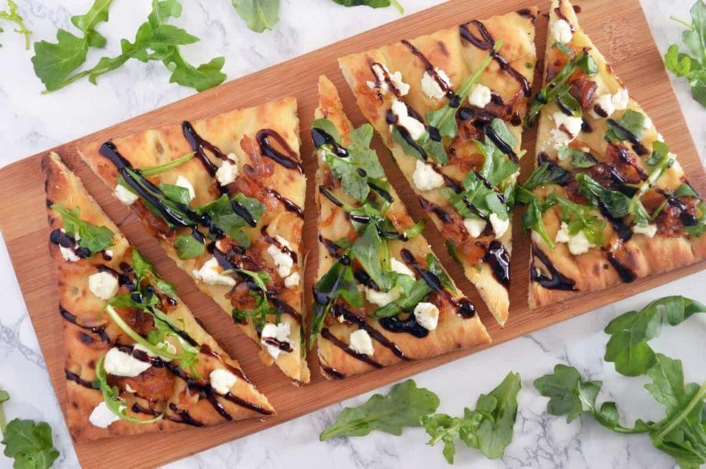 Caramelized Onion and Goat Cheese Flatbread