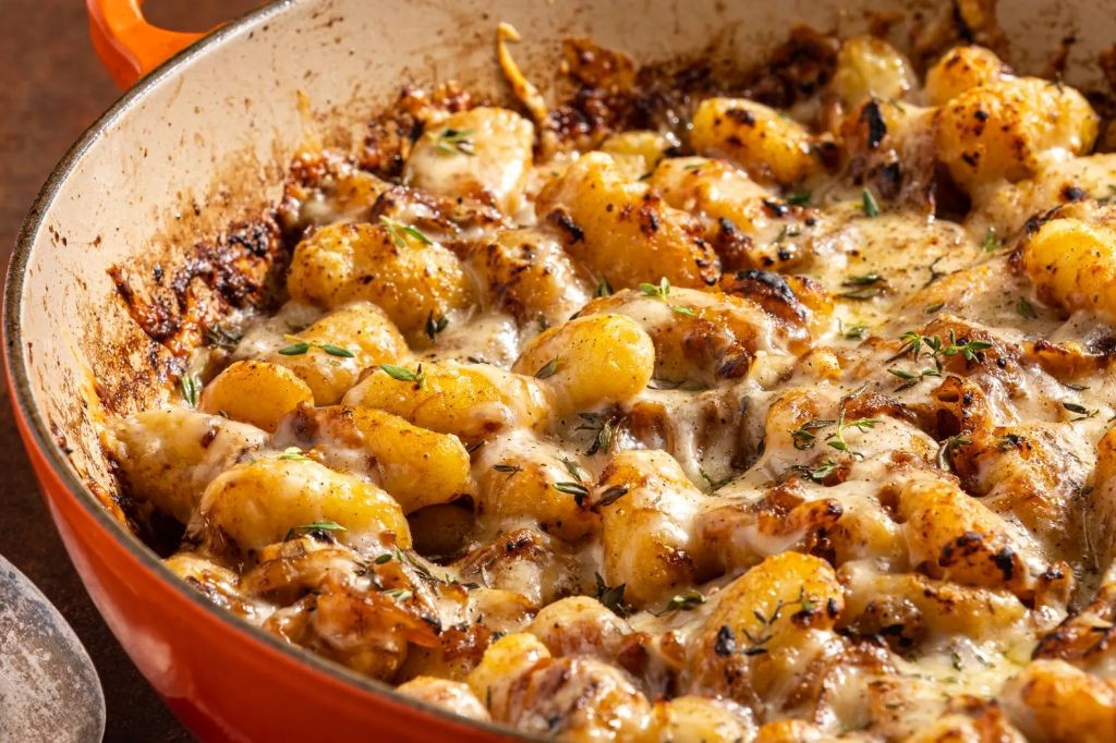 Caramelized Onion and Goat Cheese Gnocchi