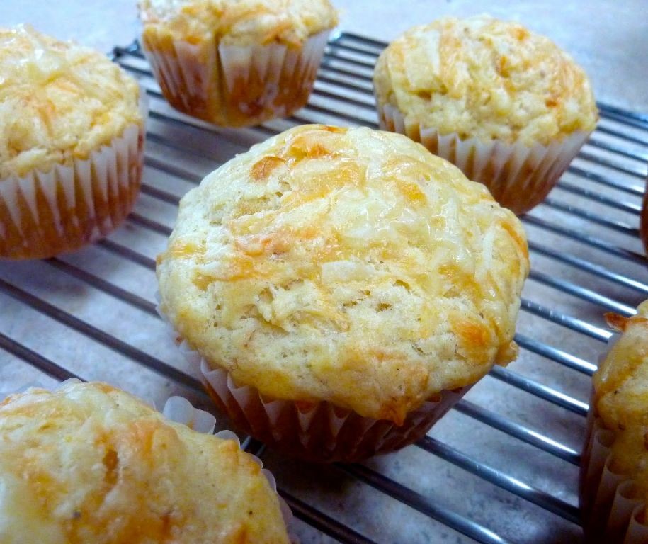 Caramelized Onion and Gruyère Savory Muffins