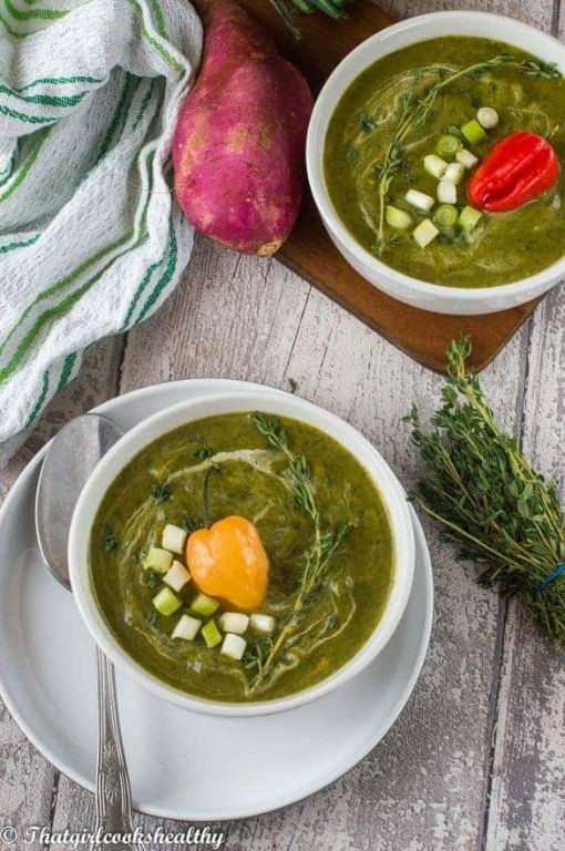 Caribbean Callaloo Soup