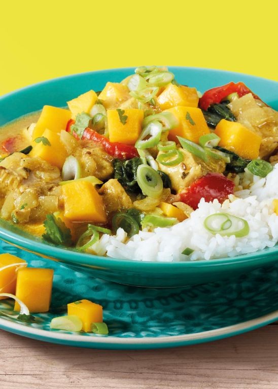 Caribbean Mango Chicken Curry