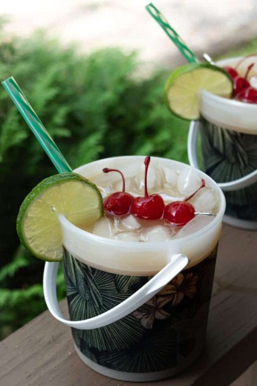 Caribbean Meyers Dark Rum Punch