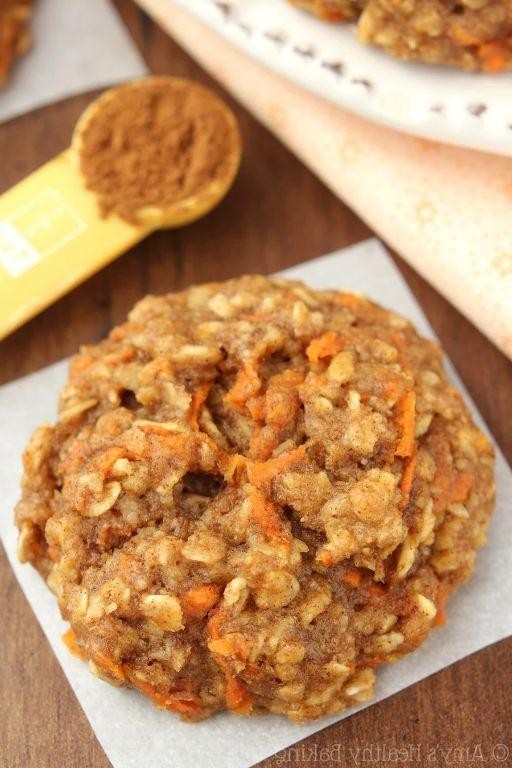 Carrot Cake Oatmeal Cookies