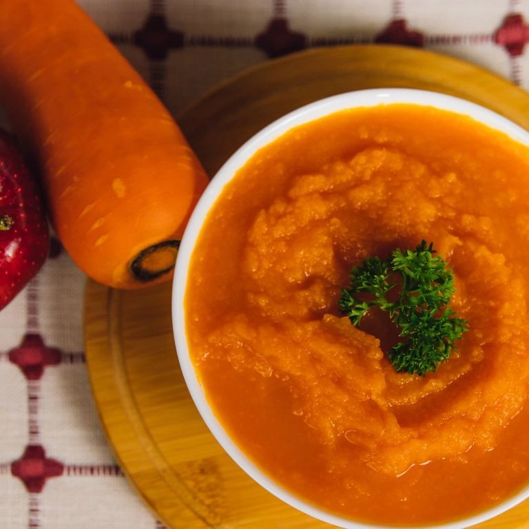 Carrot and Apple Puree