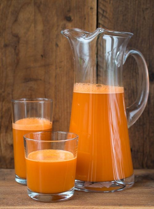 Carrot and Celery Juice with Ginger