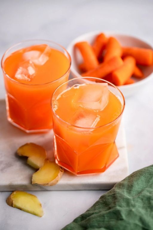 Carrot and Ginger Low-Sugar Juice