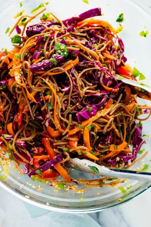 Carrot and Sesame Noodle Salad