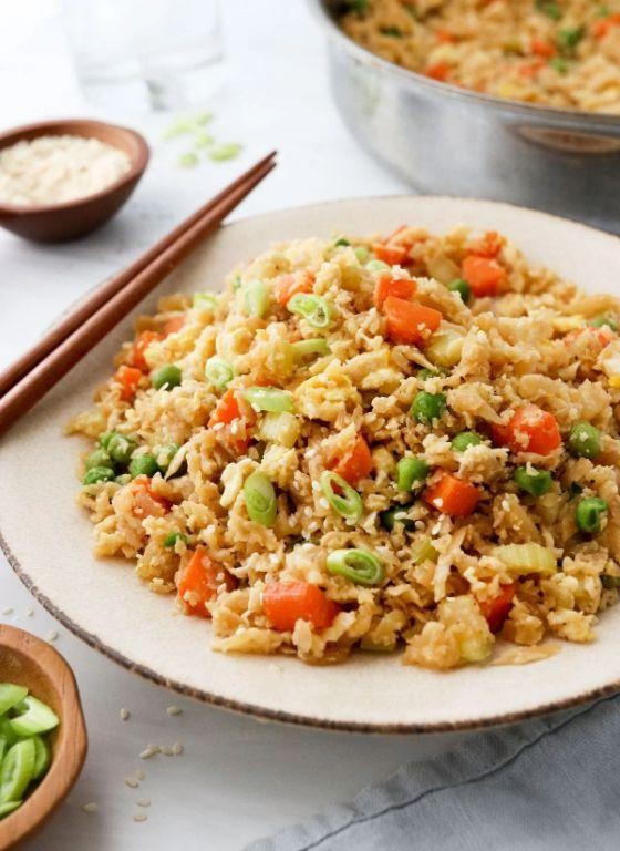 Cauliflower Fried Rice with Vegetables