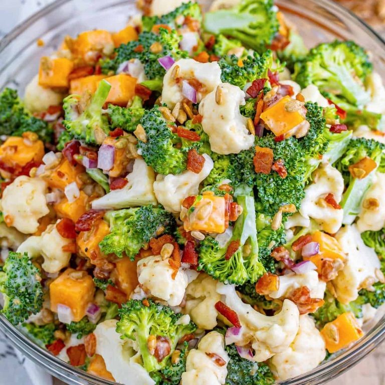 Cauliflower and Broccoli Slaw