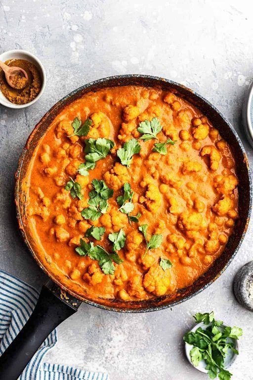 Cauliflower and Chickpea Curry