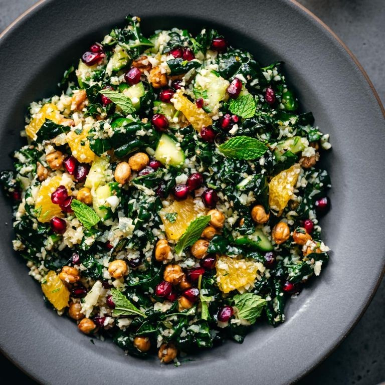 Cauliflower and Kale Superfood Salad