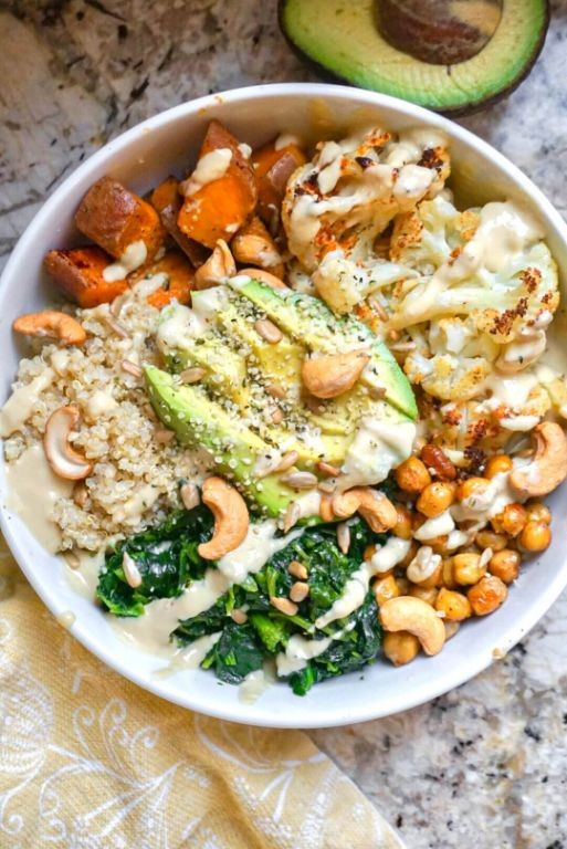 Cauliflower and Quinoa Buddha Bowl