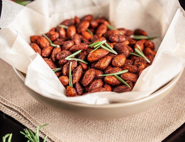 Cayenne-Spiced Roasted Almonds