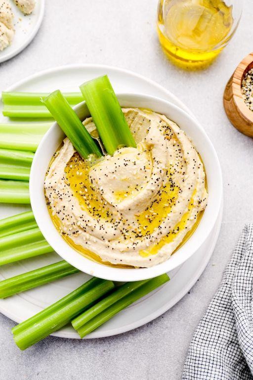Celery Sticks with Hummus