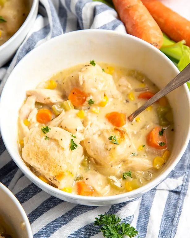 Celery and Carrot Dumplings in Broth