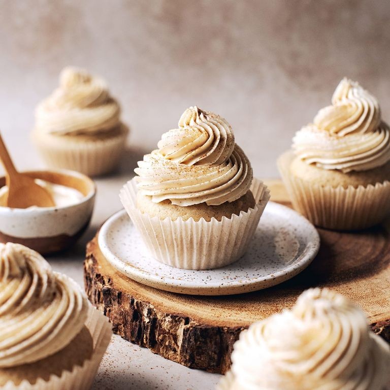 Chai Spice Mug Muffin with Vanilla Frosting