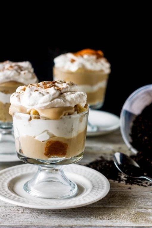 Chai-Spiced Pear and Vanilla Trifle