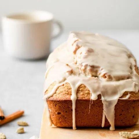 Chai-Spiced Tea Loaf with Vanilla Glaze