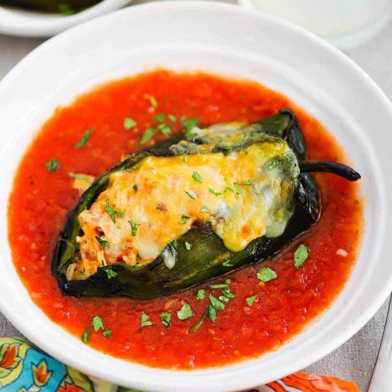 Charred Poblano Red Sauce