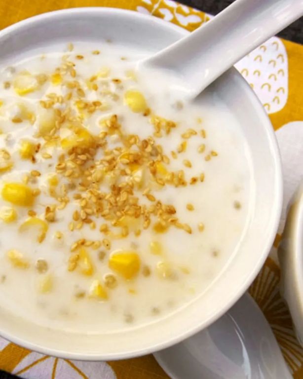 Che Bap (Sweet Corn Pudding)